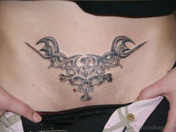 Tribal Skull Tattoo