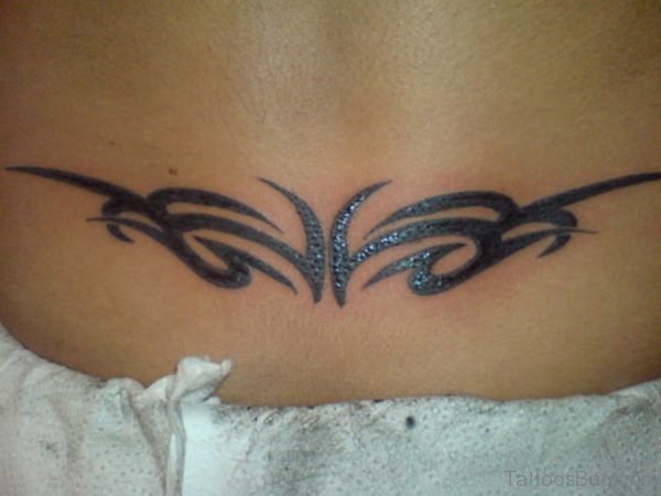 Tribal Tattoo Design For Waist
