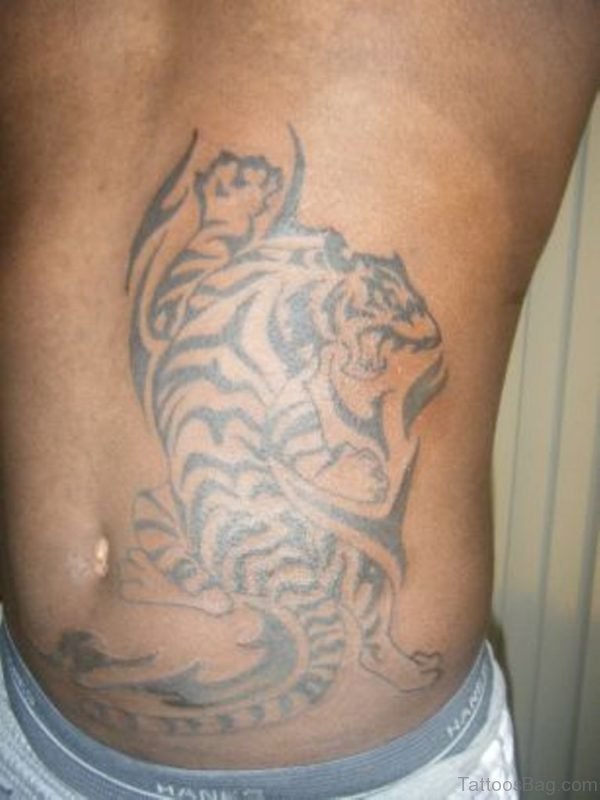 Tribal Dragon Tattoo