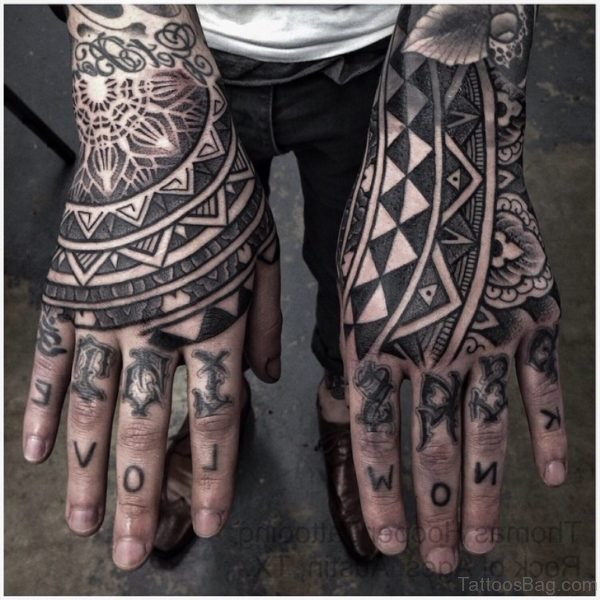Ultimate Geometric Tattoo On hand