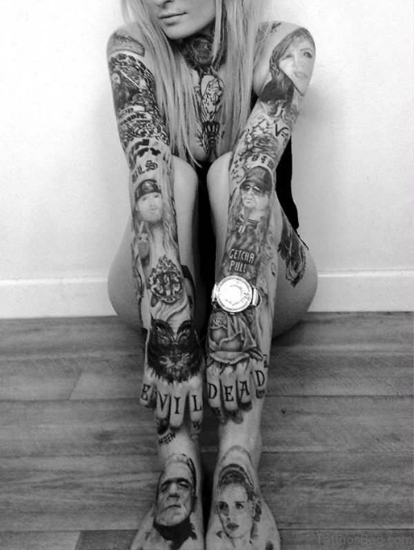 Unique Black Tattoo Design