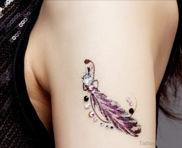 Unique Feather Tattoo 