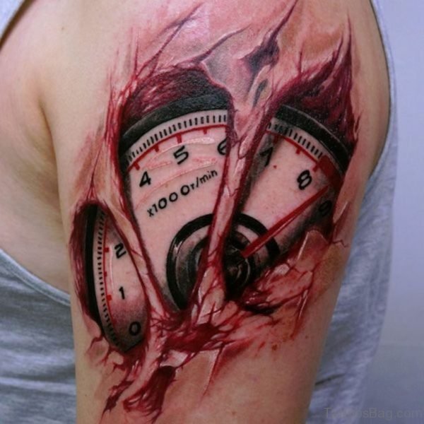 Unique Shoulder Tattoo 