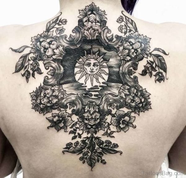 Wonderful Mandala Tattoo On Back