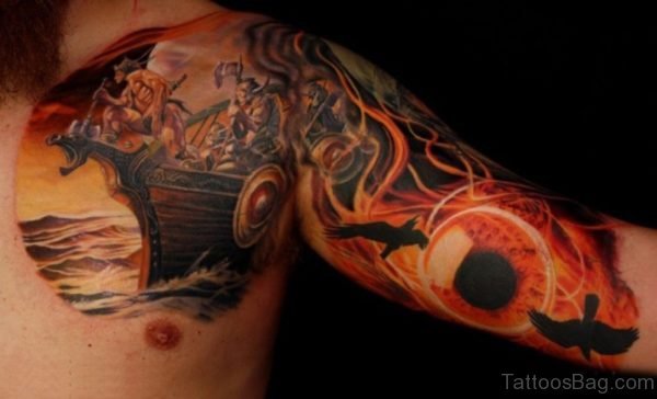 Wonderful Ship Nordic Tattoo