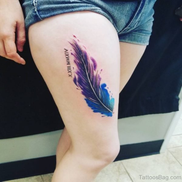 Wonderful Feather Tattoo