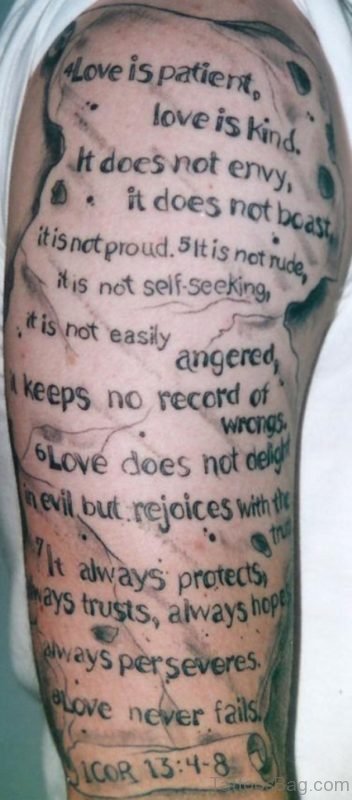 Wording Tattoo