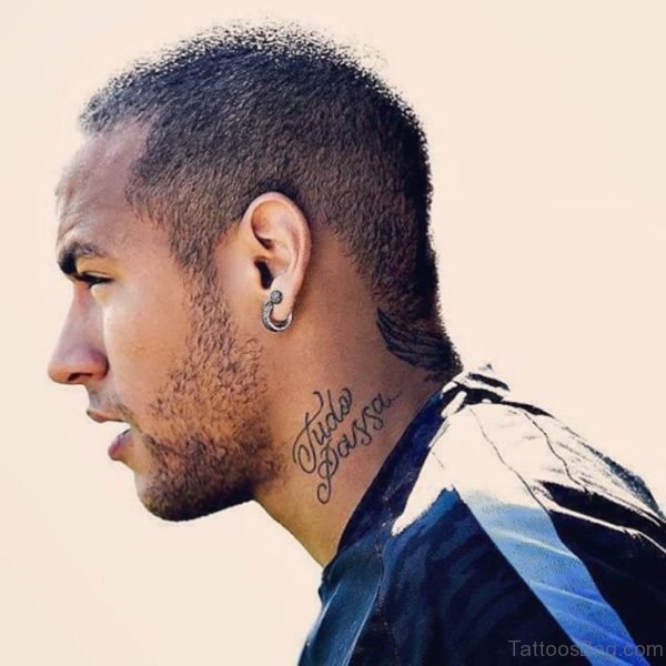 Wording Tattoo On Nape