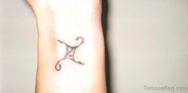 Zodiac Gemini Symbol On Wrist
