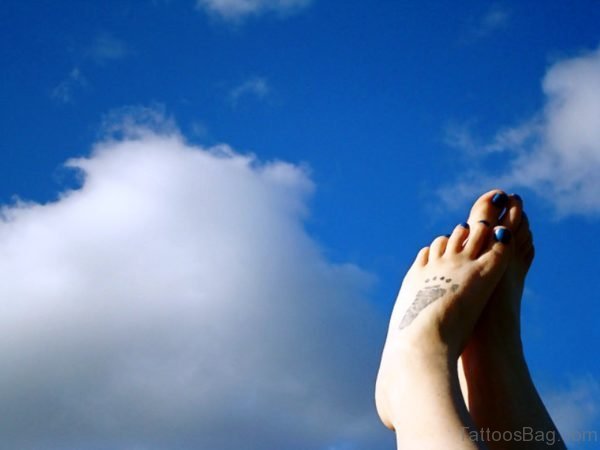 Baby Footprint Tattoo Art Image
