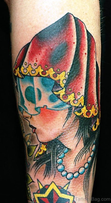 Fantastic Gypsy Tattoo Design