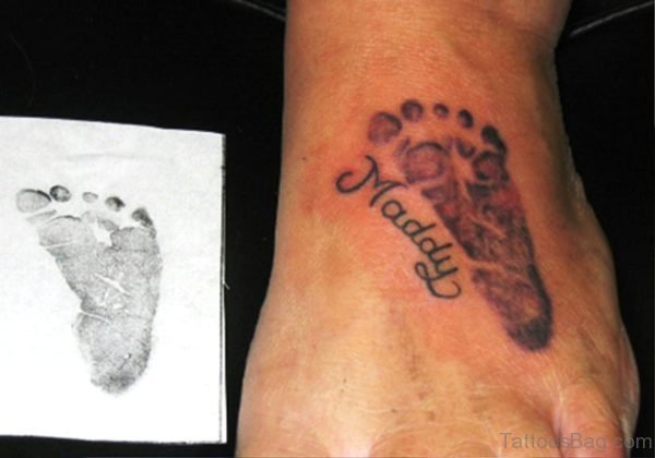 Picture Of Baby Footprint Tattoo