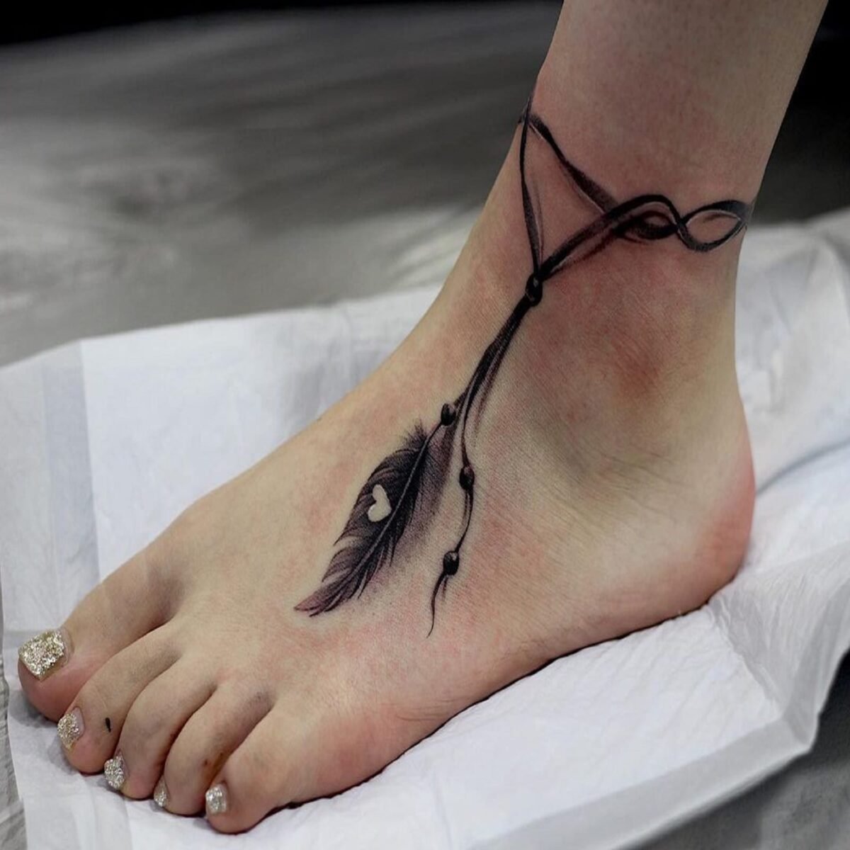 Amazing Anklet Tattoo 8