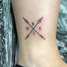 Amazing Arrow Tattoo On Ankle5