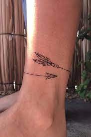 Amazing Arrow Tattoo On Ankle7