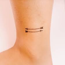 Arrow Tattoo On Ankle2