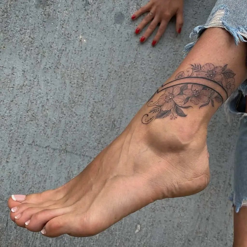 Brilliant Anklet Tattoo 1