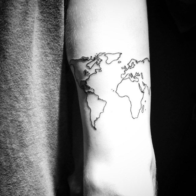 Arm Tattoo Map