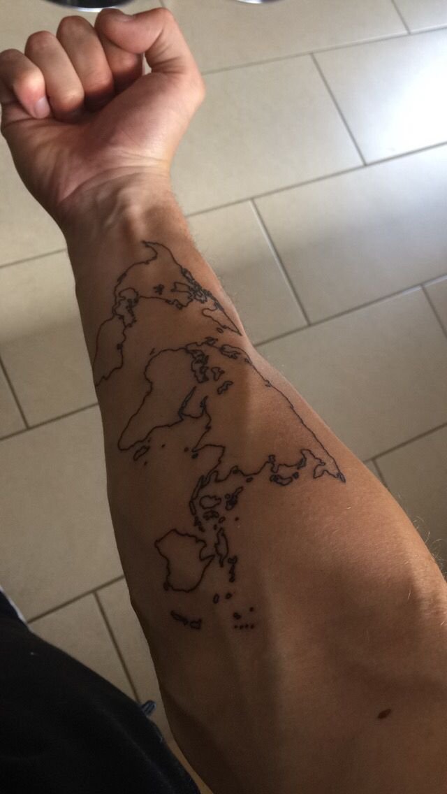 Arm Tattoo Map