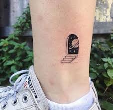 Awesome Planet Tattoo For Ankle7
