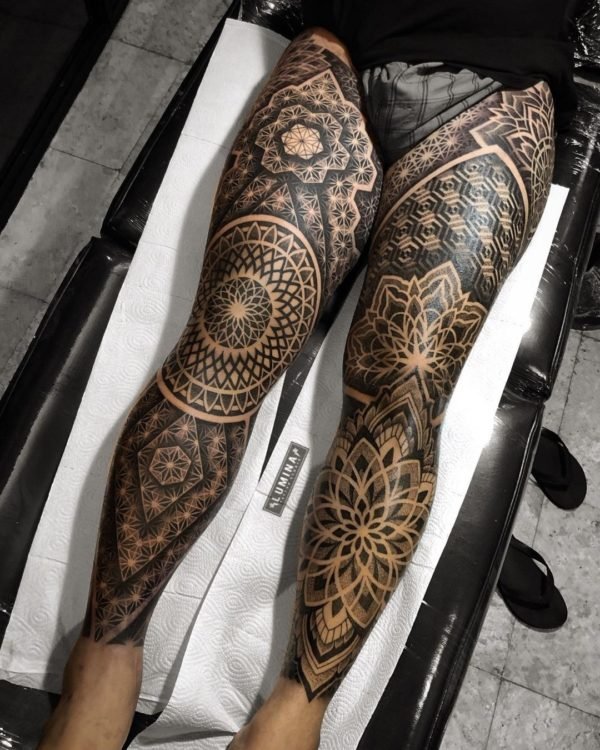 Full Leg Tattoo