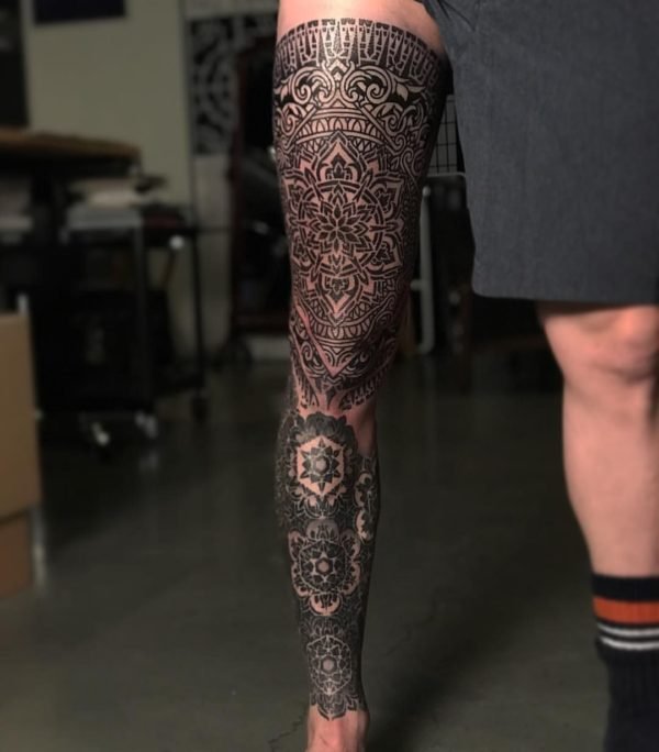 Leg Tattoo