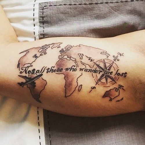 Map Tattoo
