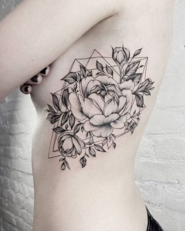 Rib Tattoo,