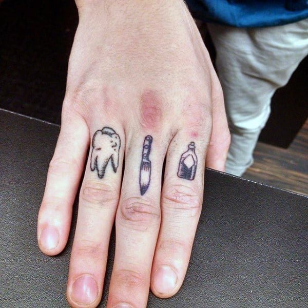  Tattoos On Fingers
