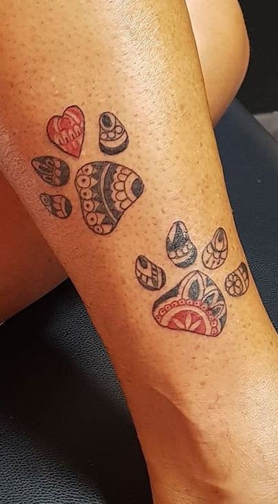 Dog Paw Tattoo