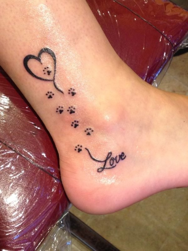 Paw Prints Tattoo
