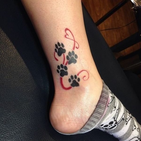 Paw Print Tattoo