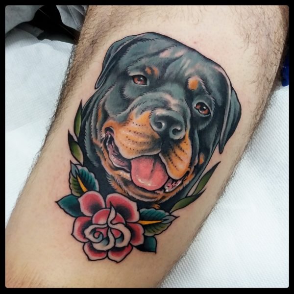 Classic Dog Tattoo