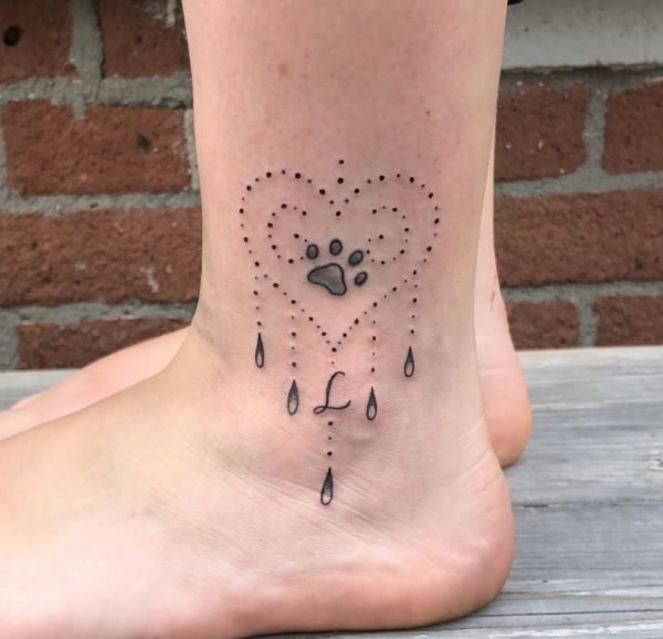 Paw Print Dog Feet Idea