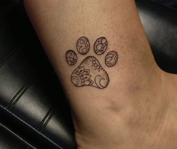 Paw Print Tattoo