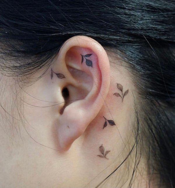 Behind The Ear Tattoo