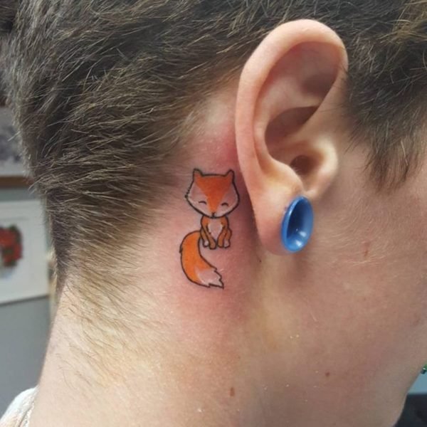 Behind The Ear Tattoo