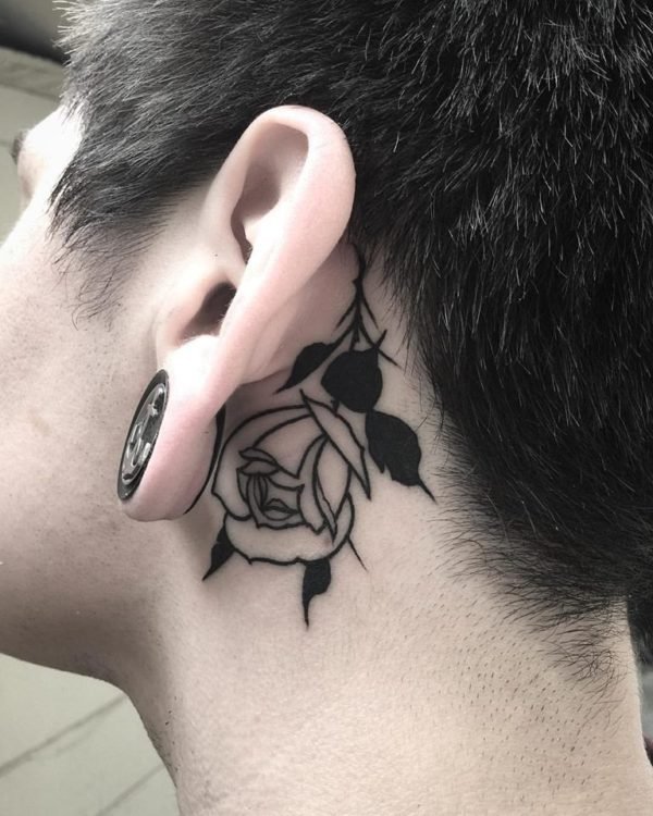 Black Clawn Needle Rose Tattoo (copy 1)