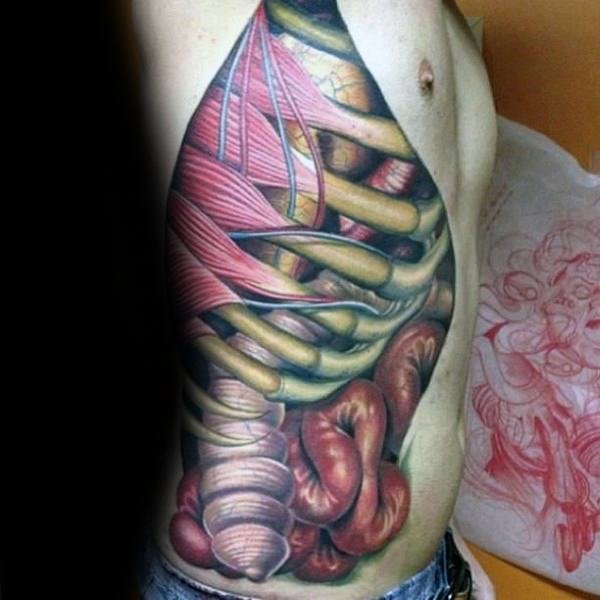Awesome Anatomical Tattoos For Men