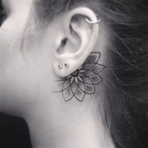 44 Wonderful Ear Tattoos