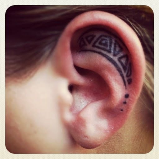Ear Tattoo