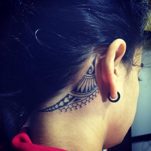 29 Amazing Tribal Ear Tattoos