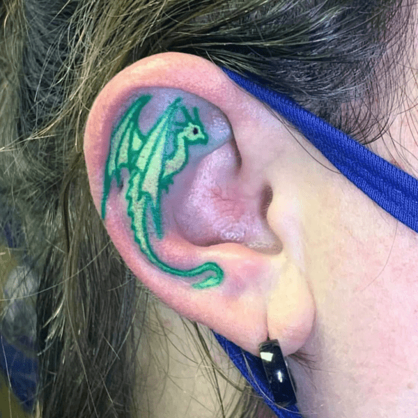 Tiny Ear Tattoos