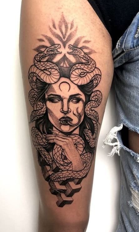 Awesome Medusa Tattoo