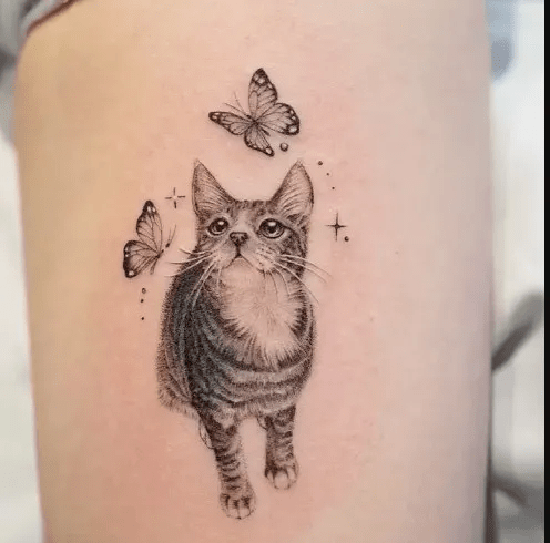 Most Amazing Cat Tattoo Idea