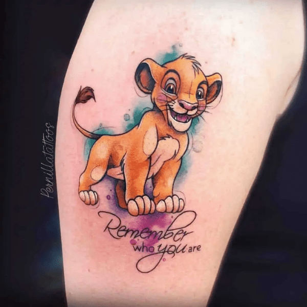 Small Disney Lion King Tattoo