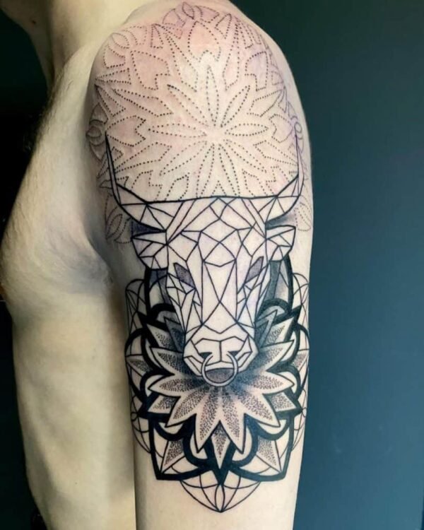 Taurus Sleeve Tattoo