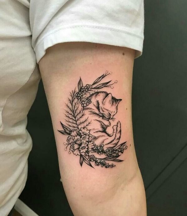 Cat Tattoo Design
