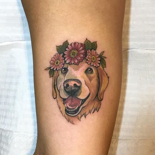 Cute Dog Tattoo