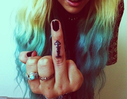 13 Adorable Fish Finger Tattoos